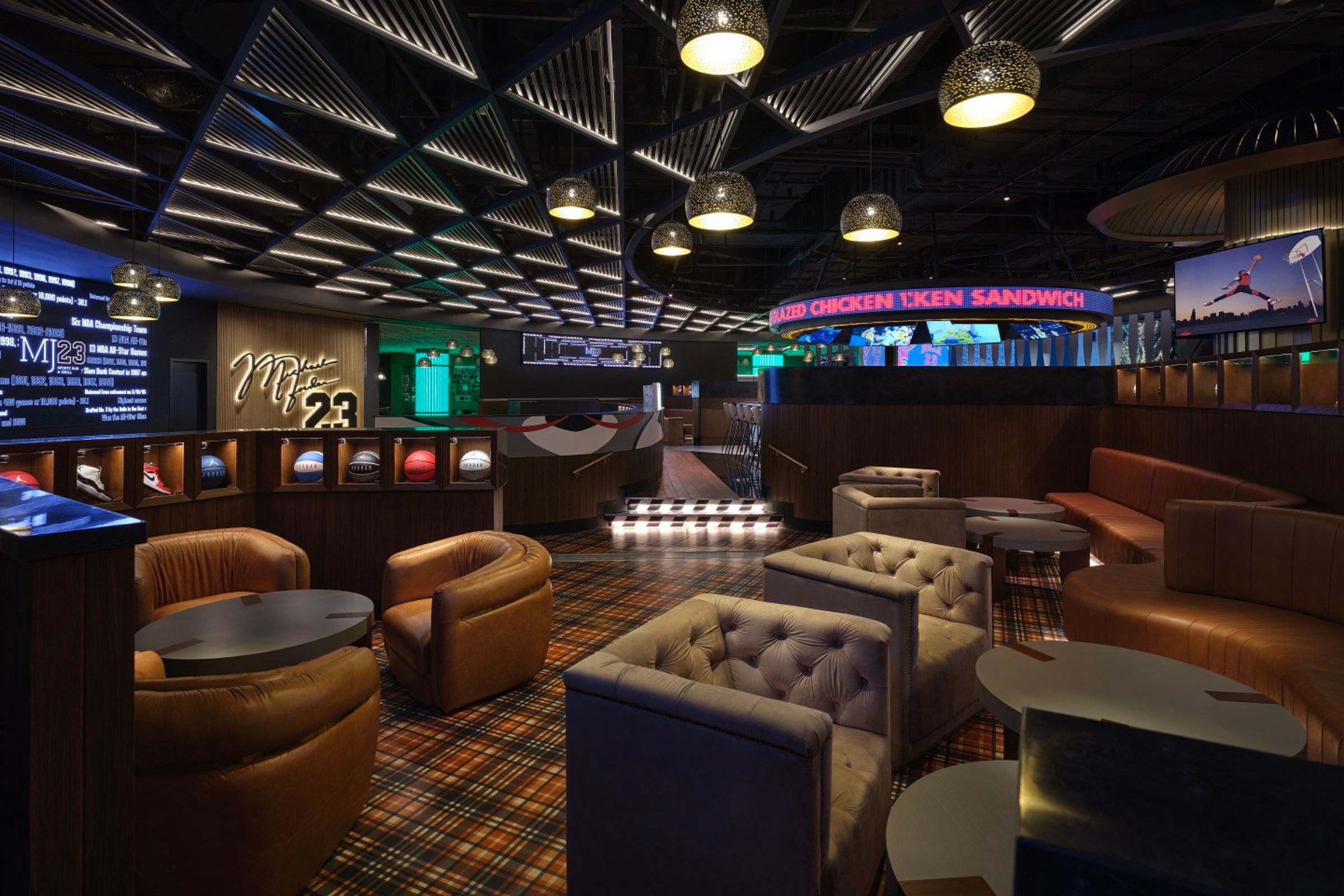 MJ23 Sports Bar& Grill, Inspire Resort, South Korea, Lounge Area - desktop version